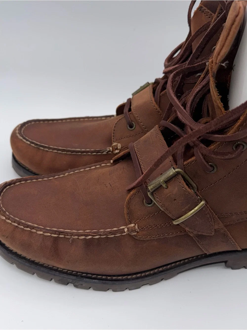 Polo Ralph Lauren Ranger Boots Tan Men’s Size 12D 00001934